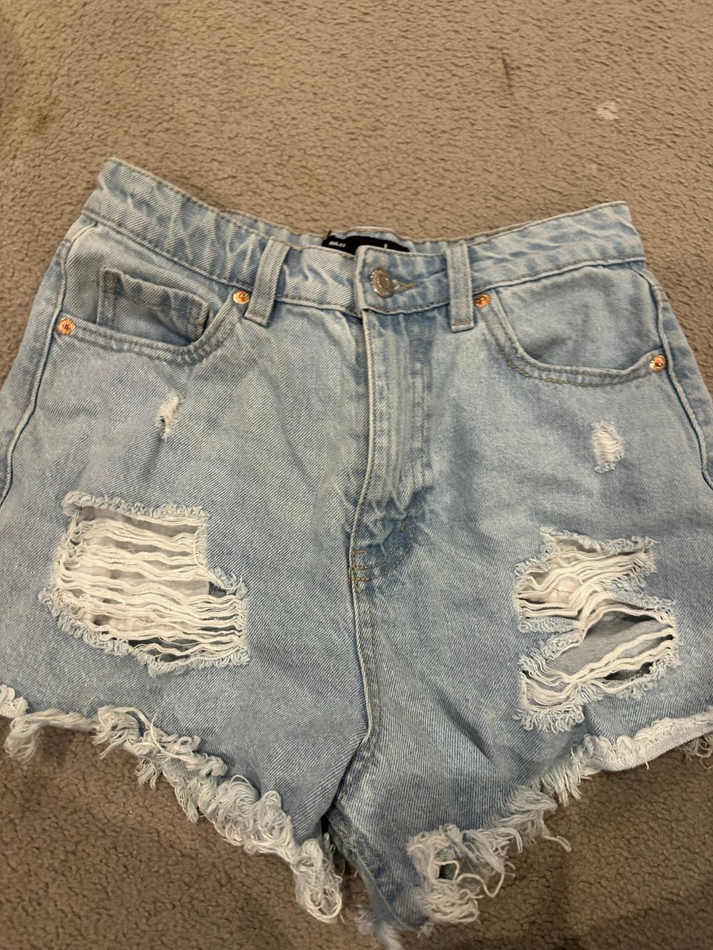 denim shorts