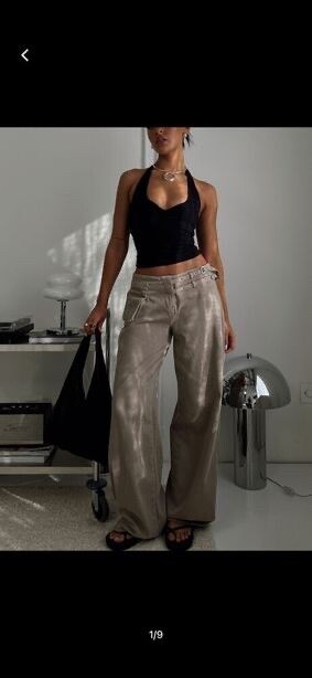 Paltrow Mid Rise Wide Leg Cargo Jeans