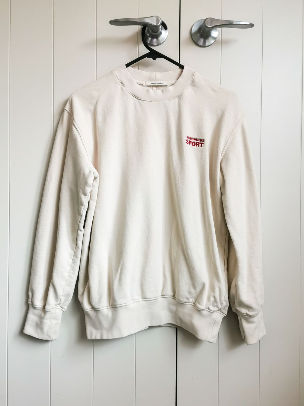 Maggie Marilyn Somewhere Sport Cream Sweatshirt