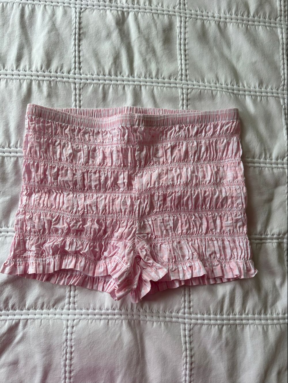 Glassons Pink Smocked Shorts