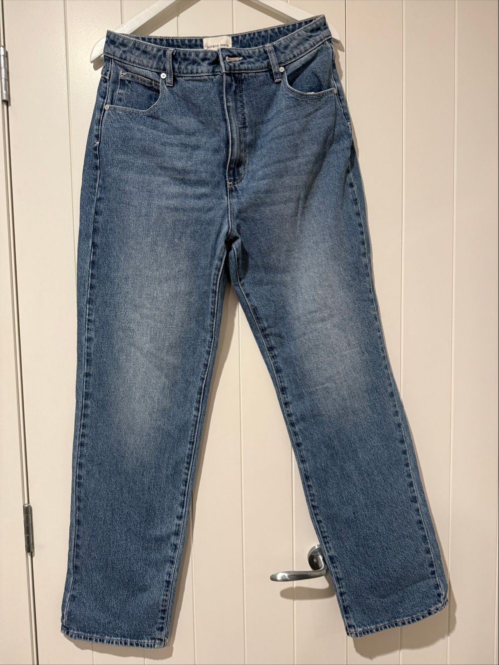 A'94 Blue High Straight Jeans
