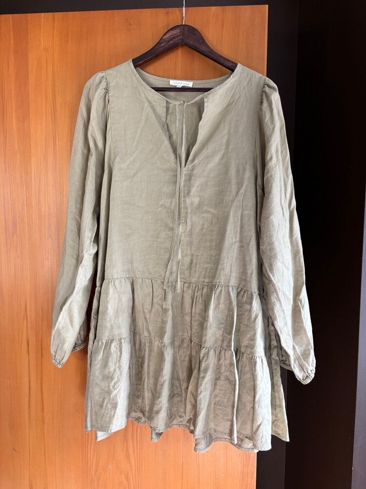 Little Lies Linen Dress