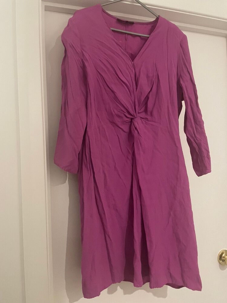 State of Play Purple Knot Front Dress