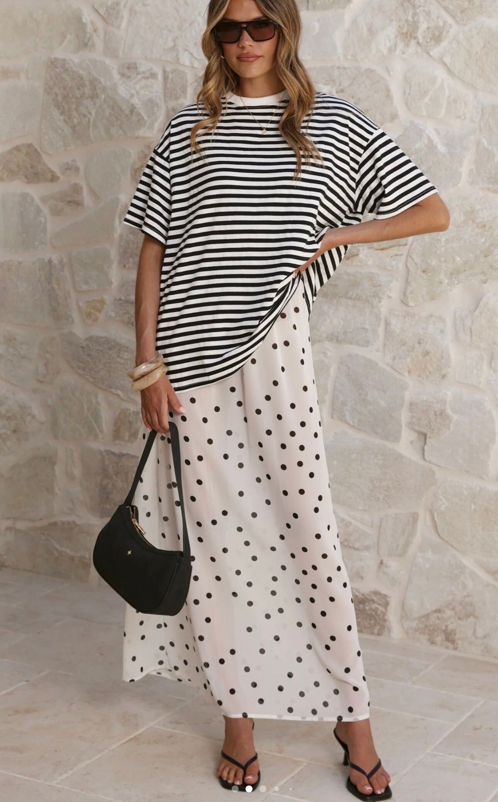 billy j black and white dress Boutique Mini dress