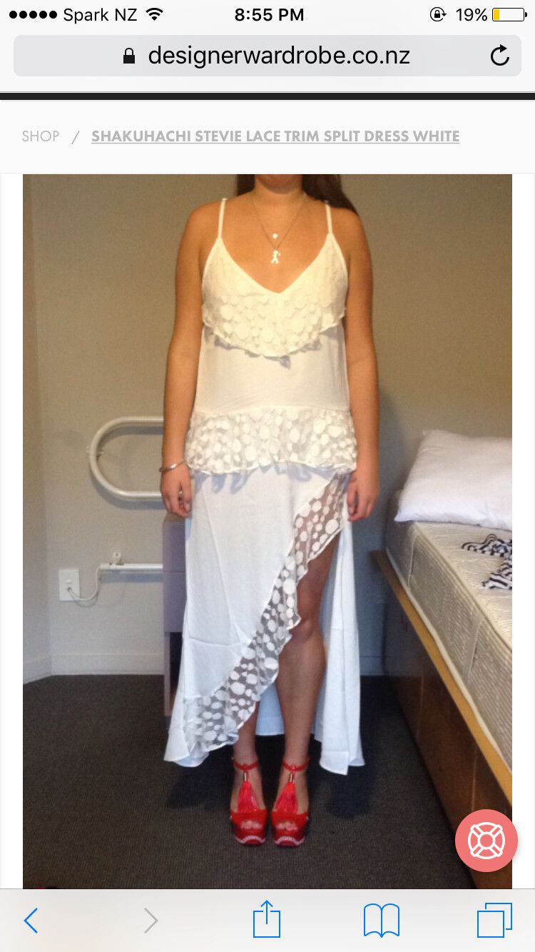 Shakuhachi White Stevie dress size 12