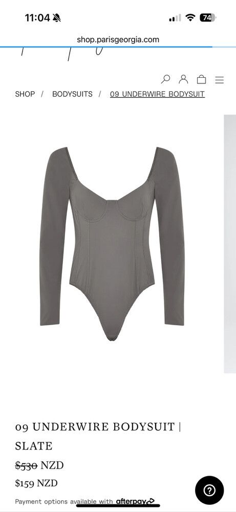 Paris Georgia 09 Underwire Bodysuit
