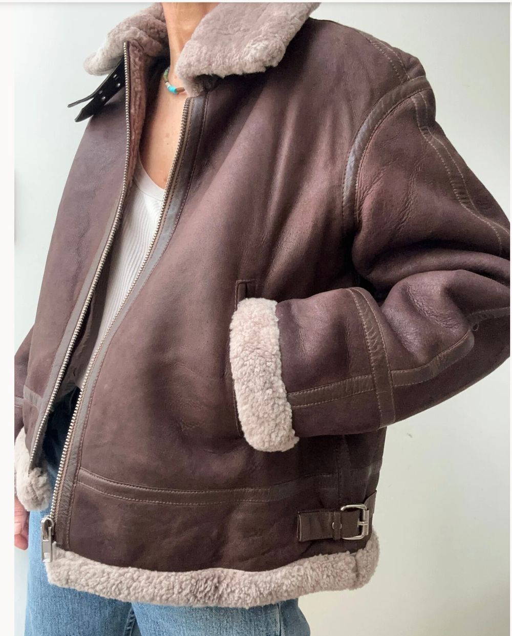 Maje Shearling Jacket