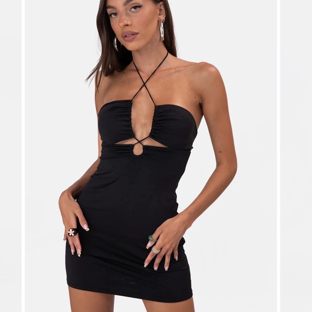 adika black dress This new dress got that sleek attitude going on. #adikastyle #newdrop