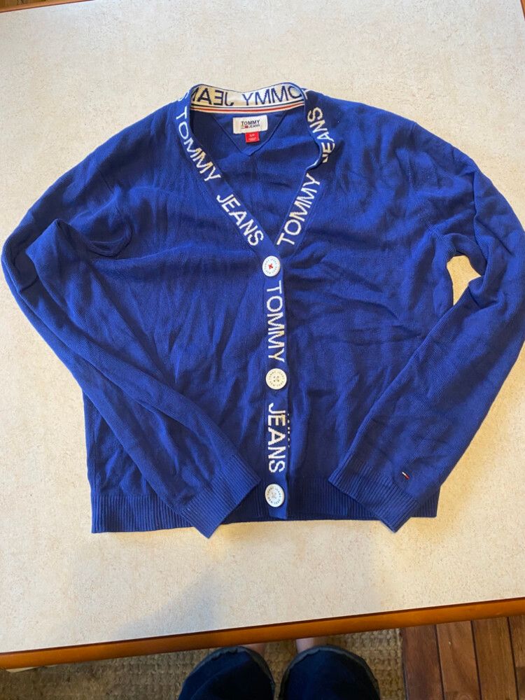 Tommy Jeans Navy Cardigan