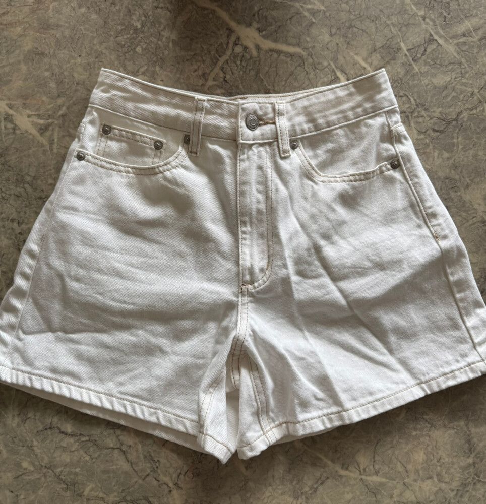 Glassons Denim White Shorts