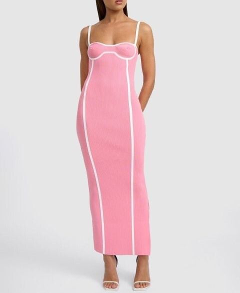 Nautilus Swirl Knit Midi dress