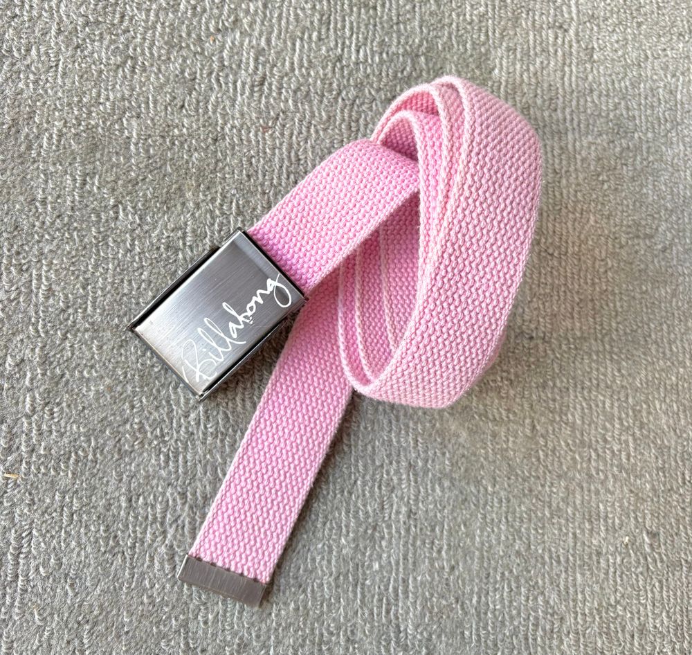 Billabong Pink Webbing Belt