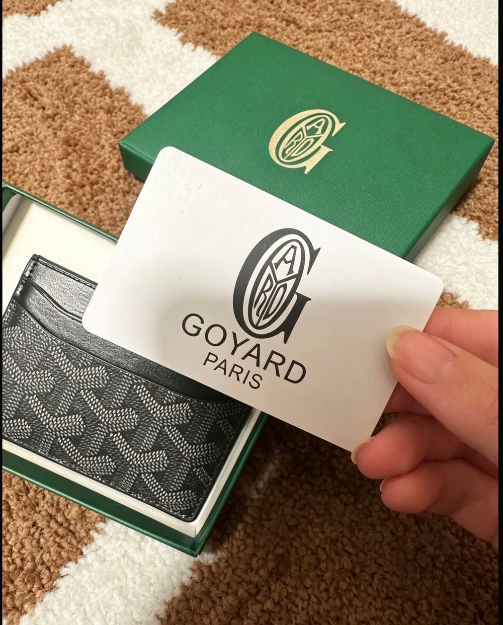 Goyard Paris card holder