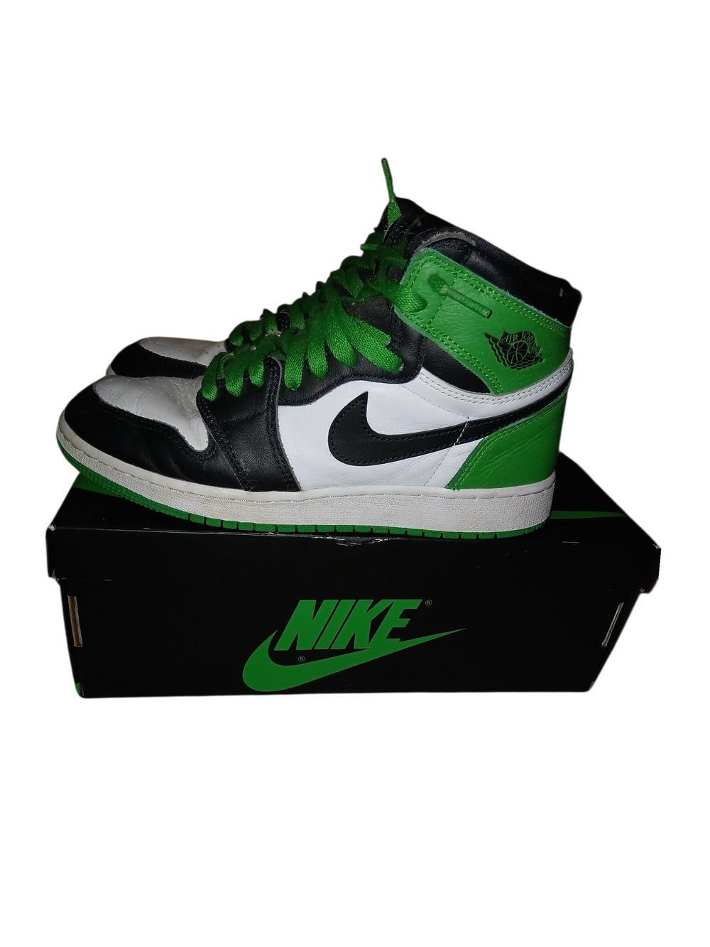 Air Jordan 1 High OG 'Lucky Green' + Original box and Black laces