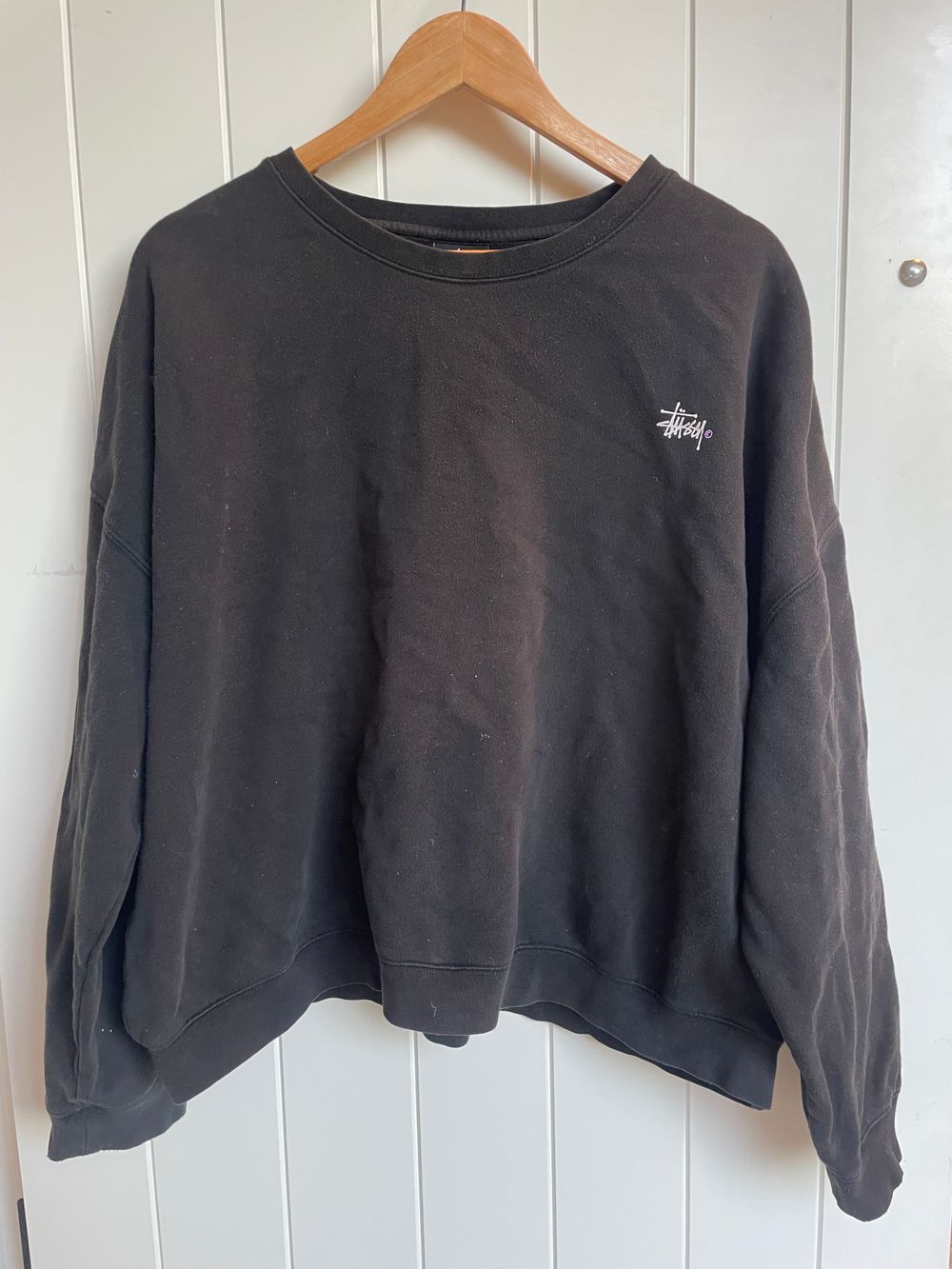 Black stussy jumper