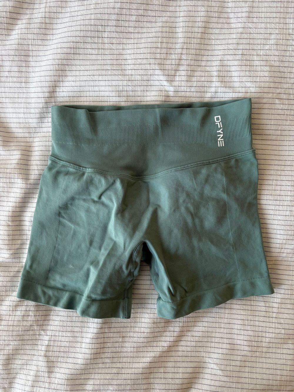 Teal dfyne dupe shorts