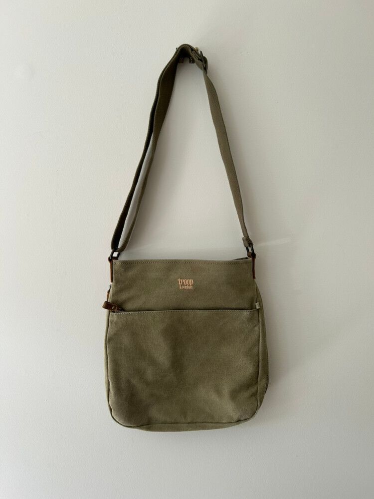 Troop London Green Crossbody Bag