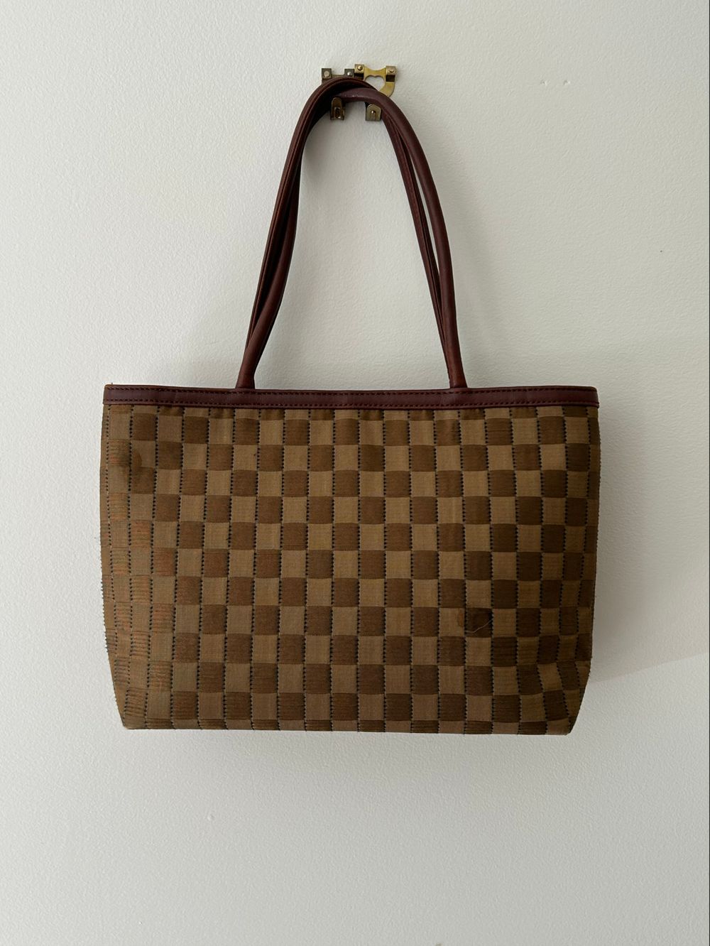Jim Thompson Brown Check Bag