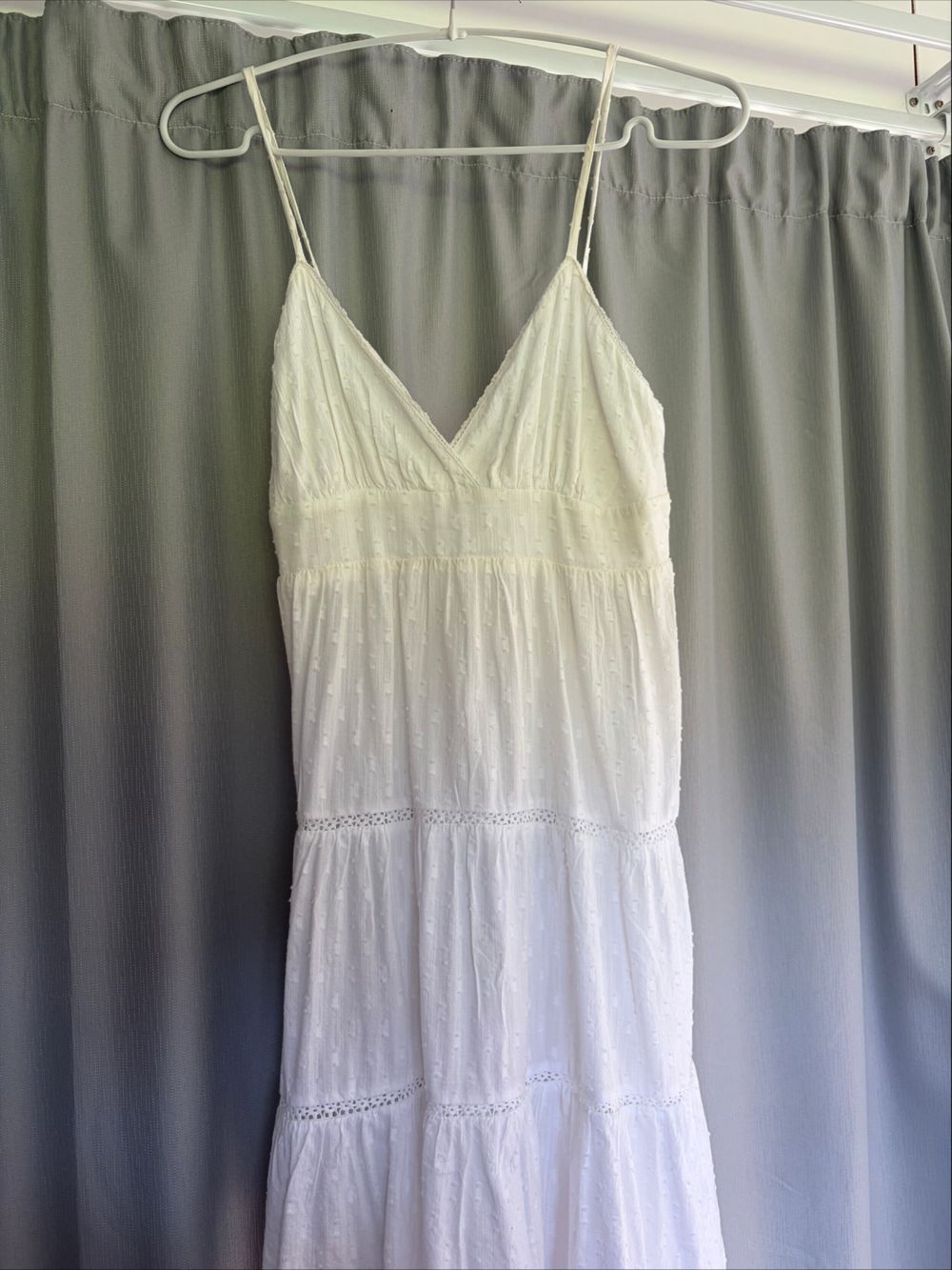 Cotton On White Tiered Mini Dress