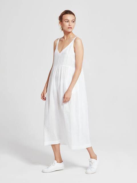 modest linen dresses for women Basic Linen Dress main image 0