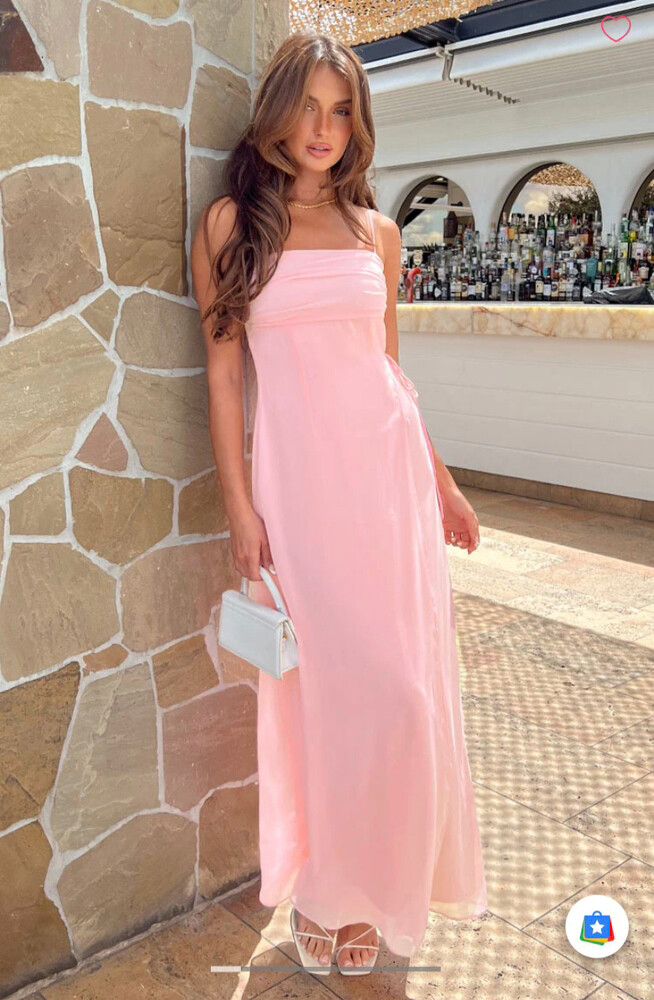 Beginning Boutique - Flossie Pink Maxi Sleeveless Dress on Designer Wardrobe