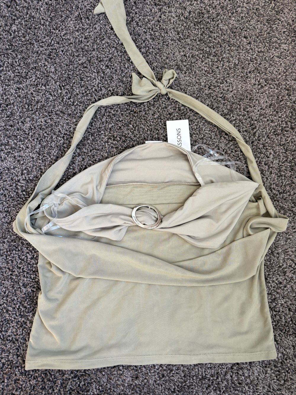 Glassons Beige Halter Top