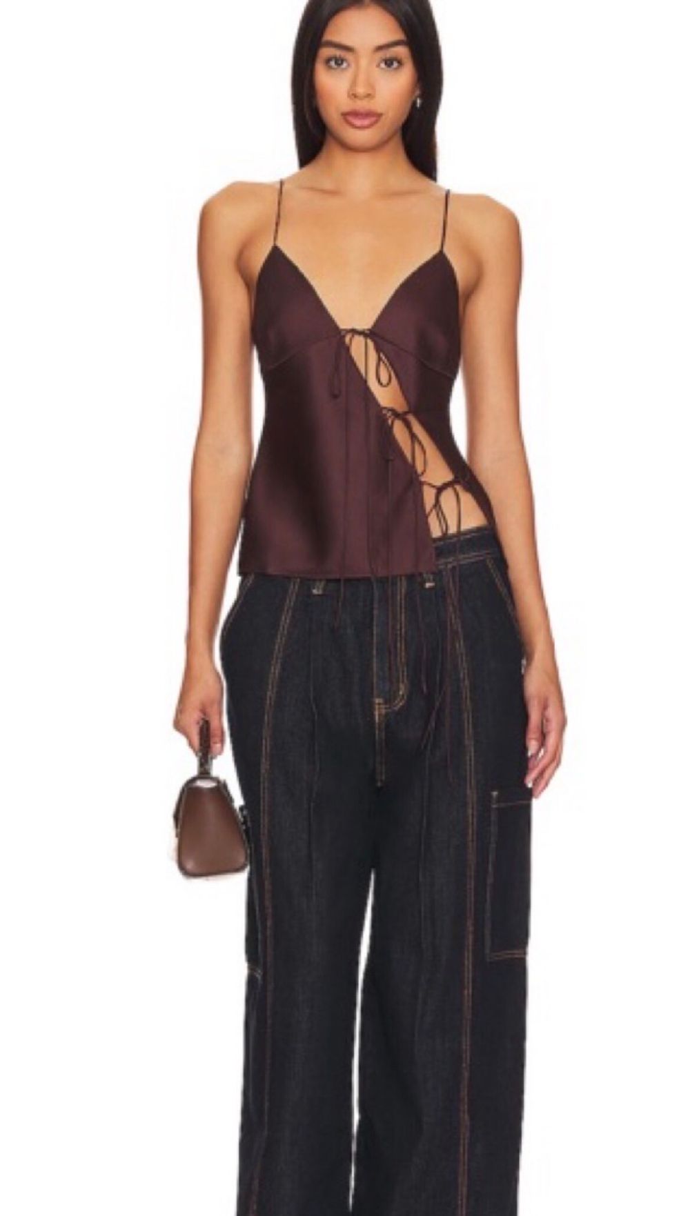 Lioness tie top dupe