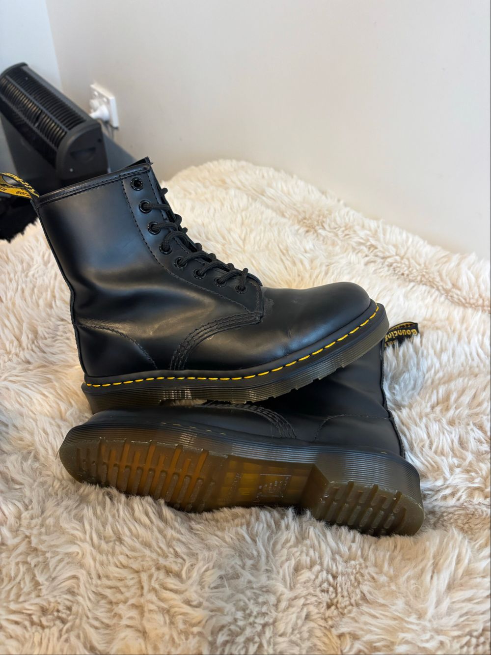 Dr. Martens Black Leather Boots