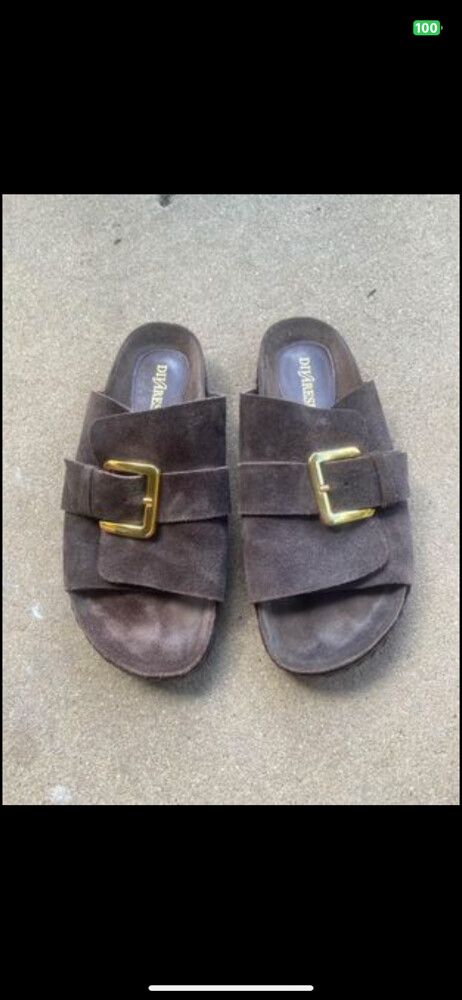Brown Suede Sandals