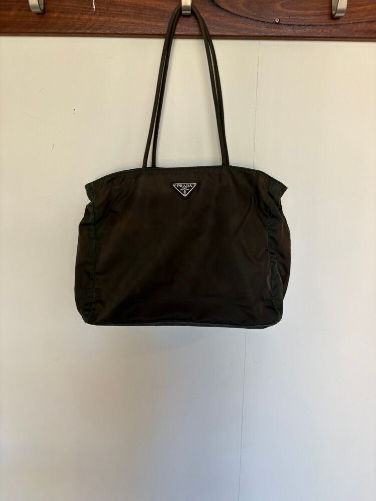Prada Black Nylon Tote Bag