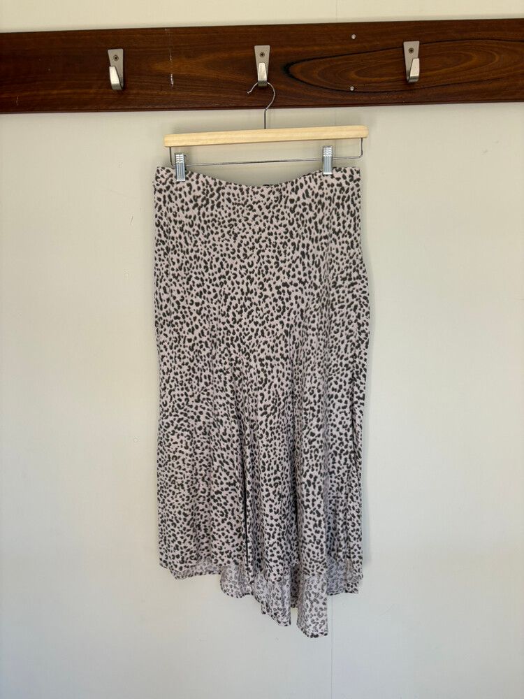 Just Jeans Beige Leopard Print Skirt