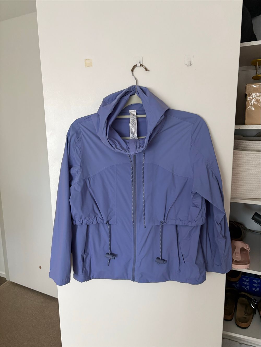 Lululemon purple lavender hooded  windbreaker Jacket