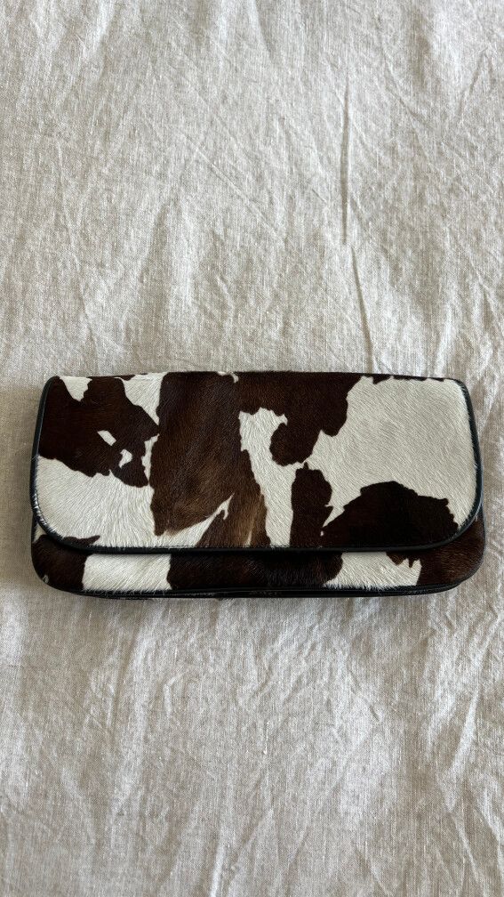 Cow Hide Clutch Bag