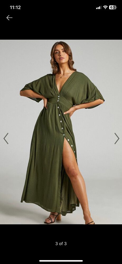 showpo sitting pretty midi dress Sitting Pretty Maxi Dress In Sage