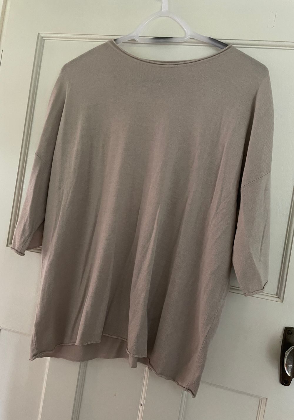 Wixii fine knit beige top