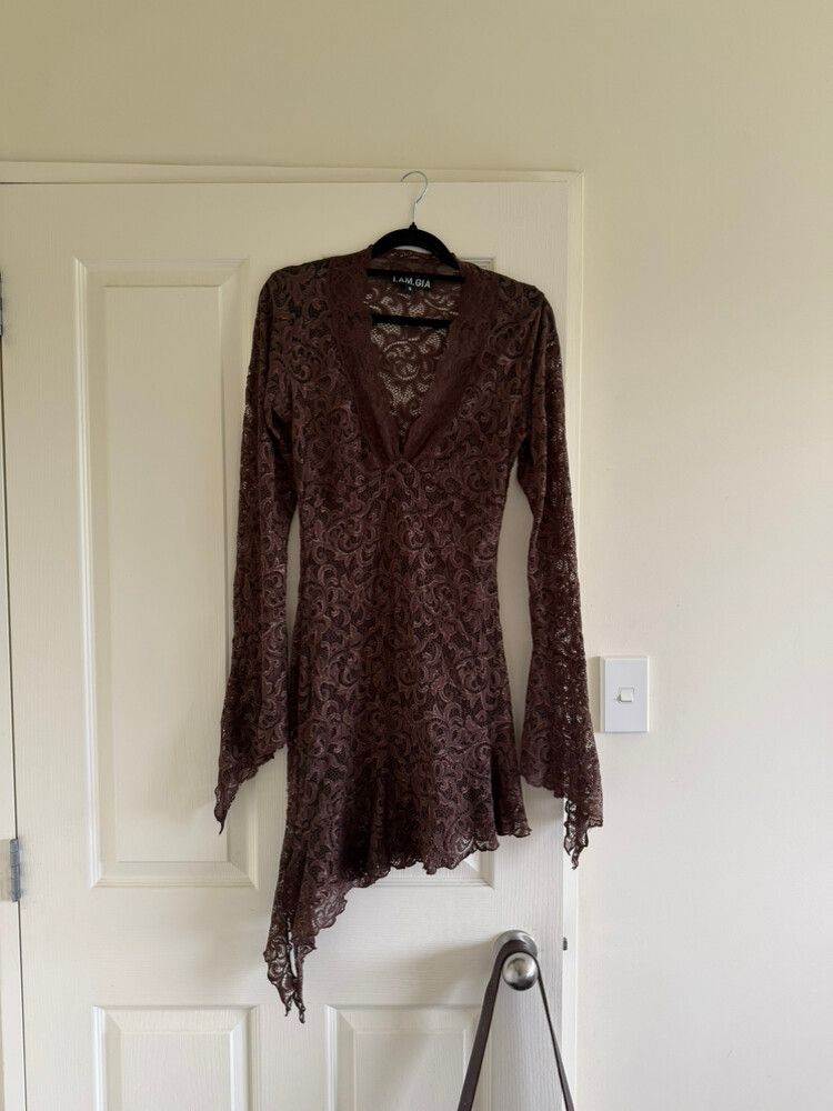 chinese dress ladies XOLA LONG SLEEVE MINI DRESS main image 1