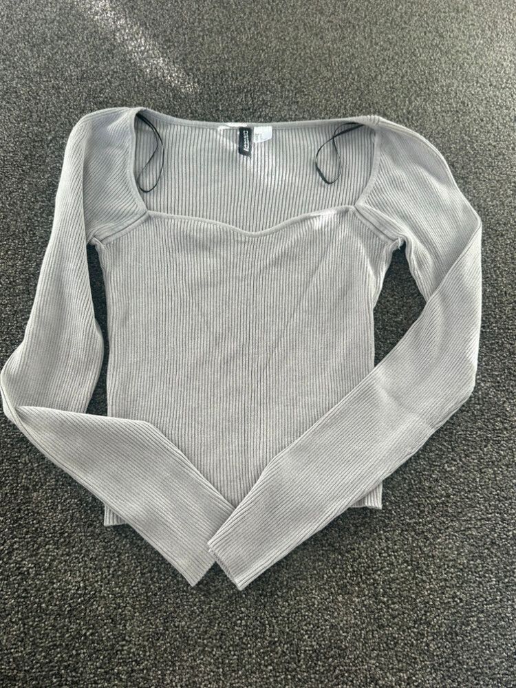 Divided Grey Top