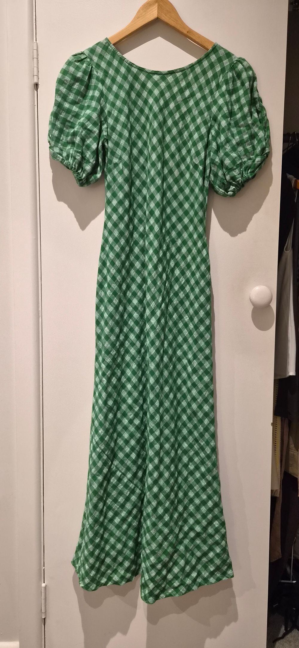 Ruby - RUBY Green Gingham Maxi Dress Size 6 on Designer Wardrobe Ruby - RUBY Green Gingham Maxi Dress Size 6 on Designer Wardrobe