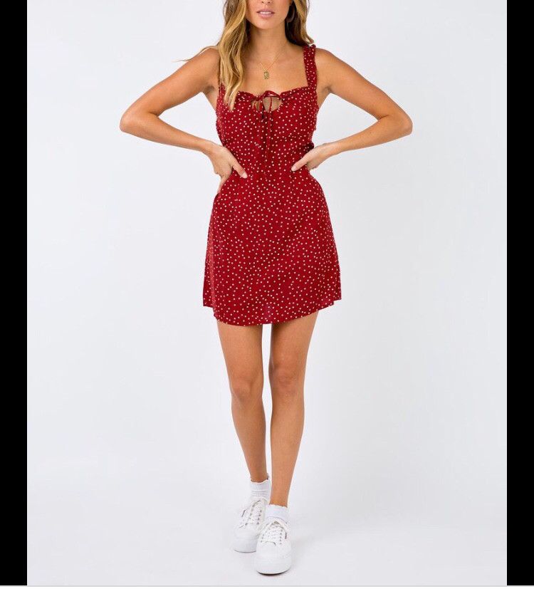 open lace back dress Anley Embellished Halter Neck Ruffle Maxi Dress in Red