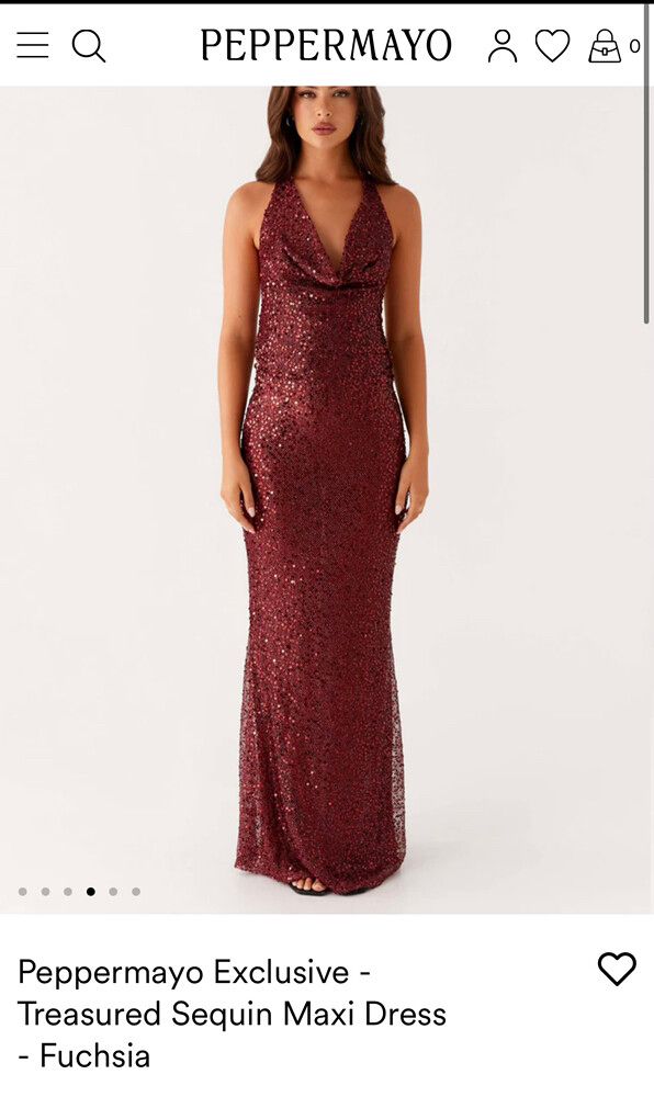 PepperMayo - Peppermayo Exclusive Treasured Sequin Maxi Dress on Designer Wardrobe PepperMayo - Peppermayo Exclusive Treasured Sequin Maxi Dress on Designer Wardrobe