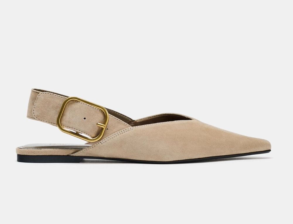 Zara Beige Slingbacks EUR 37