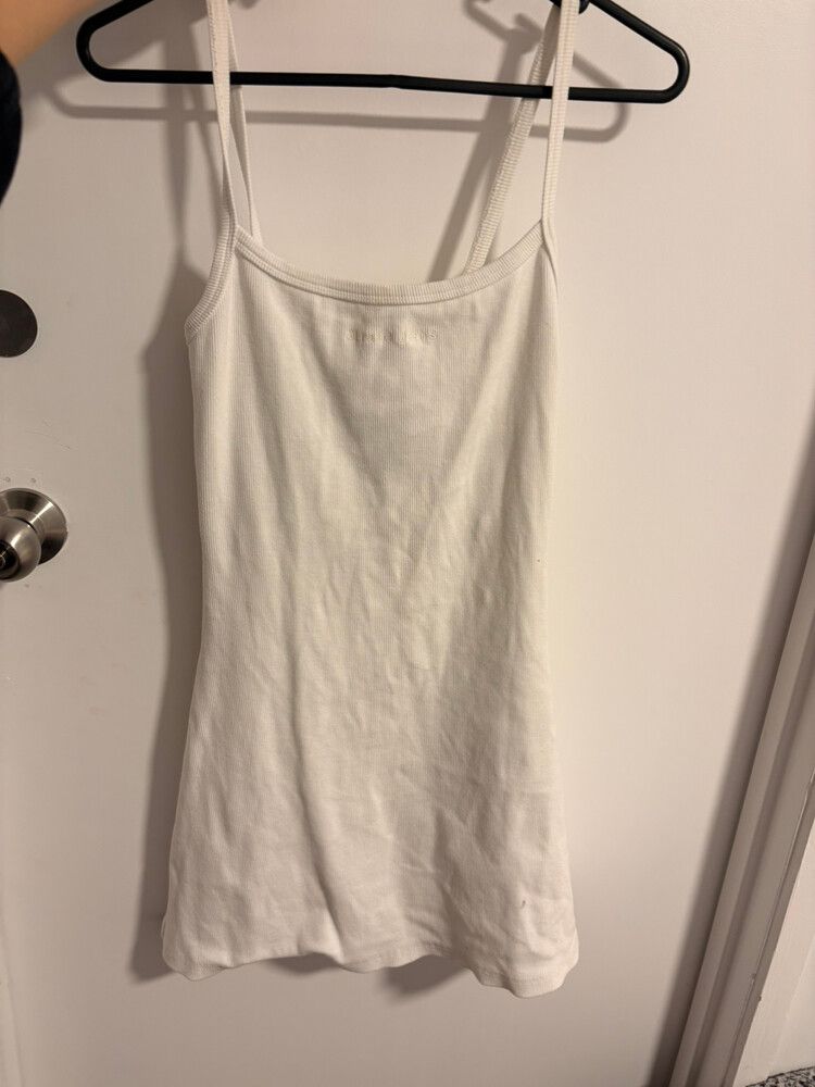 Abrand Jeans White Dress