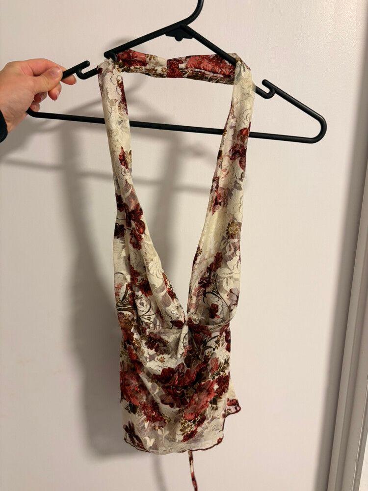 Princess Polly Floral Cowl Neck Top