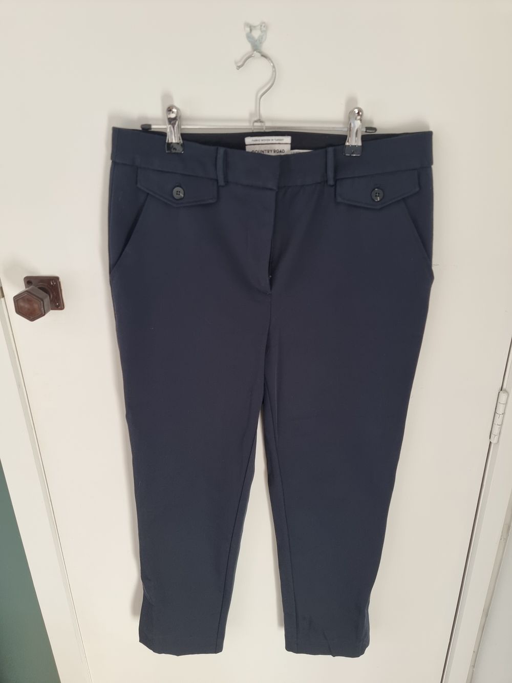 Country Road Navy Cropped Pants