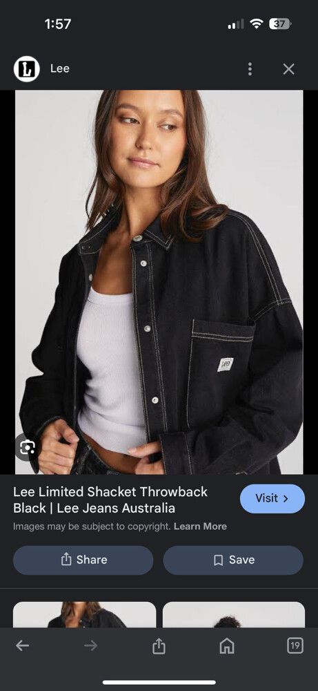 Lee Denim shacket
