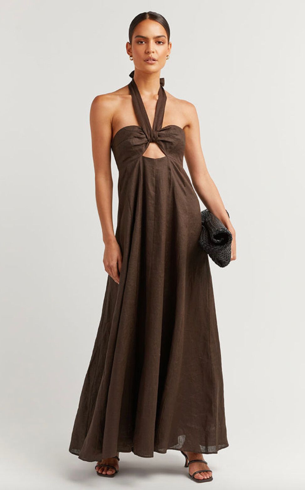 sachin and babi light blue dress Pia Off the Shoulder Maxi Dress main image 1