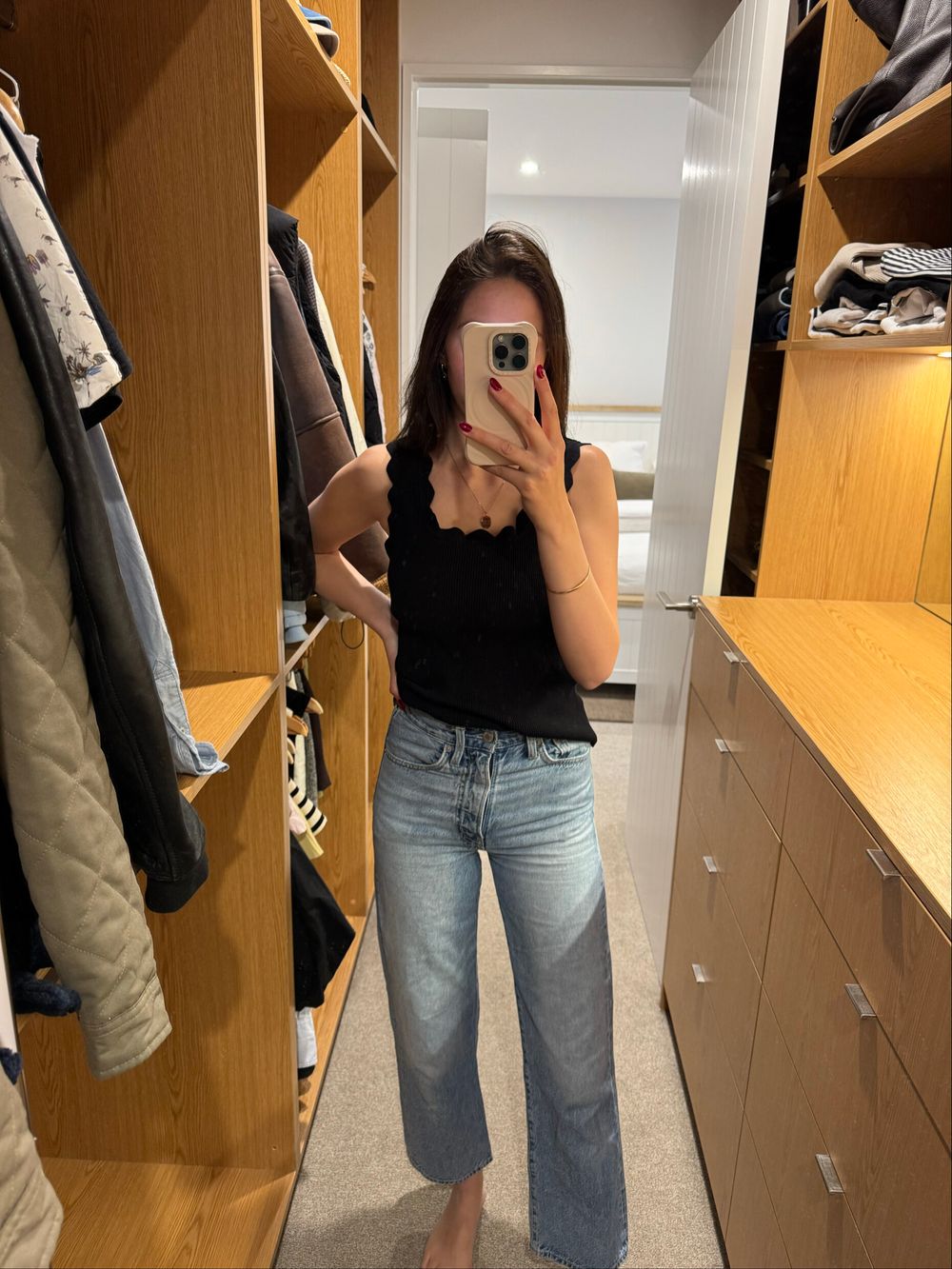 Levi Strauss & Co Blue Ribcage Straight Jeans