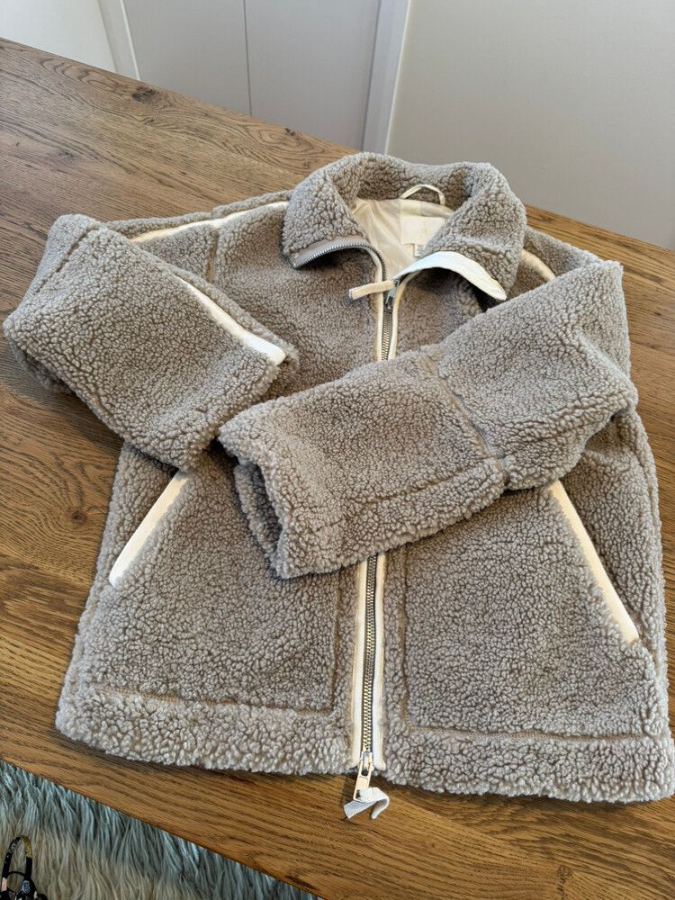 H&M Beige Teddy Jacket