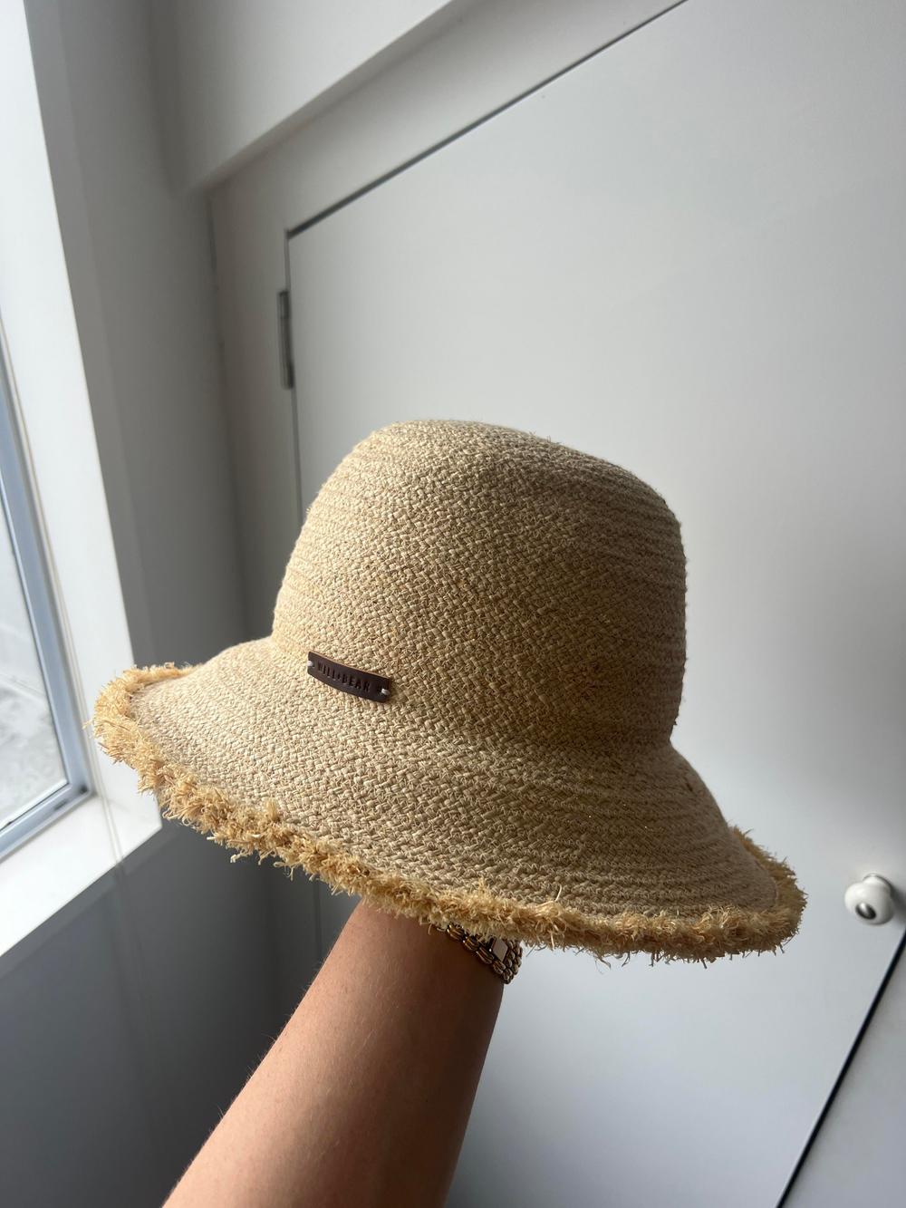 Will and Bear Stevie Sand Hat Stevie Sand | Raffia Straw Bucket – Will & Bear New Zealand main image 4