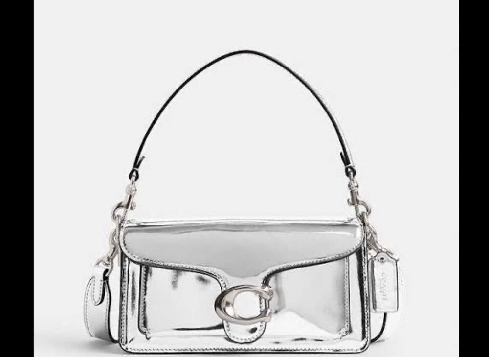 Silver Tabby Shoulder Bag